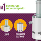 Extrator De Sucos Polishop - Juiceman 3 Em 1 | 127v